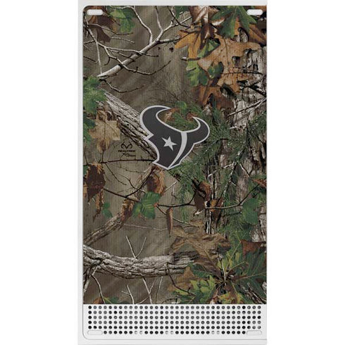 NFL Houston Texans Realtree Xtra Green Camo Xbox Series S Console Skin